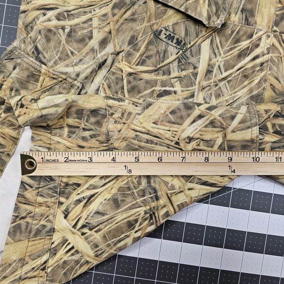 Macks Prairie Wings Shorts 38x10 Camo Cargo Killer Weed Baggy Loose Adjustable - Picture 13 of 15